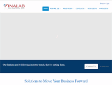 Tablet Screenshot of inalabgroup.com